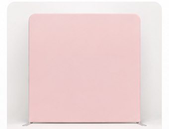 Blush pink photo booth backdrop